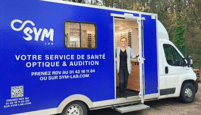 Bilan de la vue : camion mobile Sym Optic disponible dans votre région