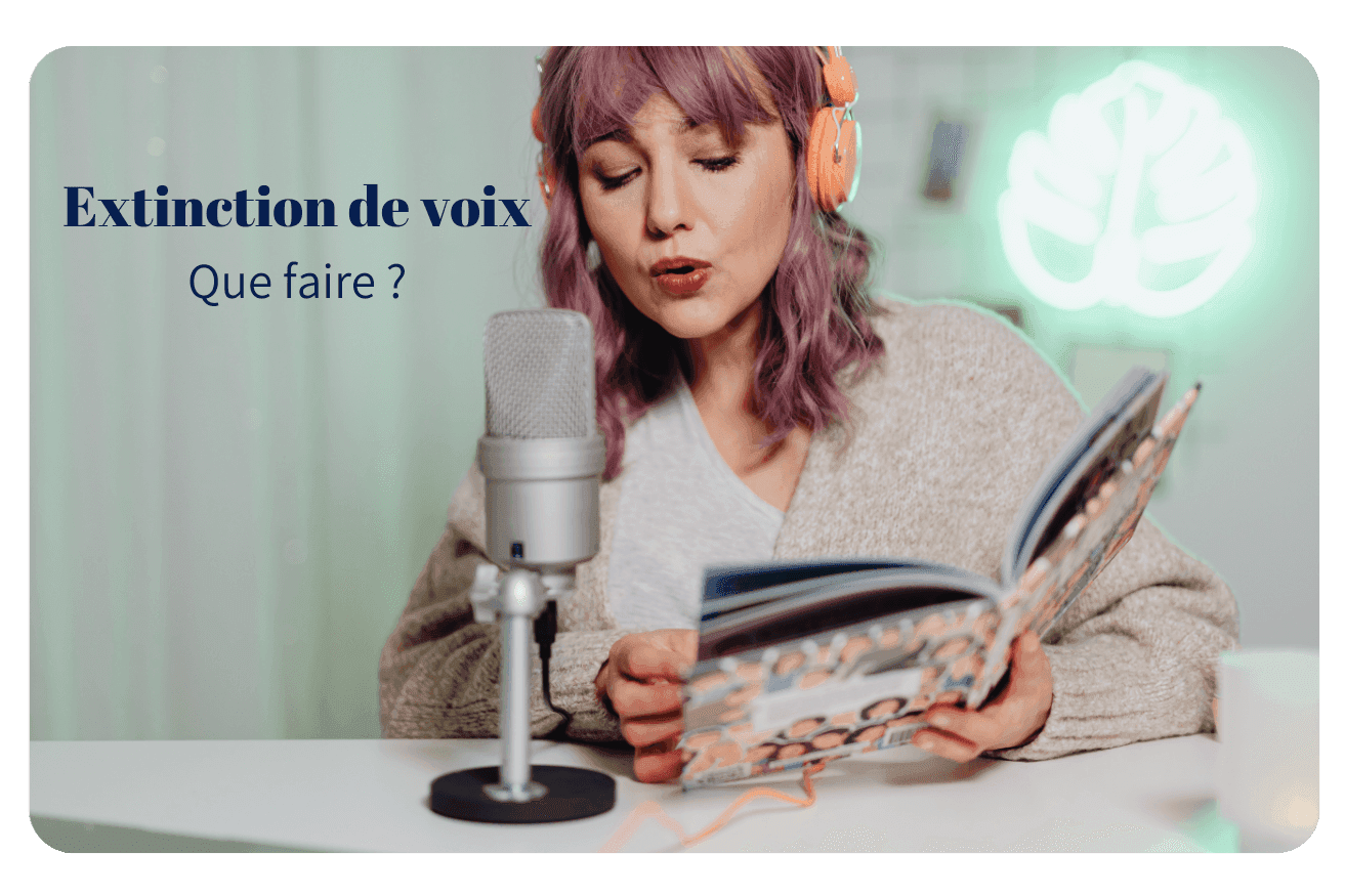 Extinction de voix, que faire ?