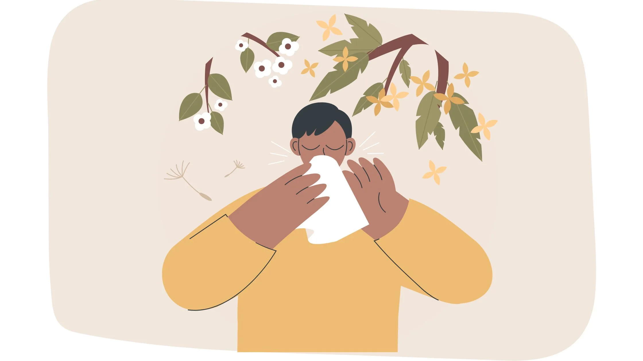 Eczéma et allergies saisonnières aux pollens